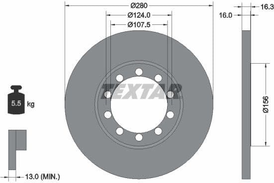 Brake Disc PRO 92152003