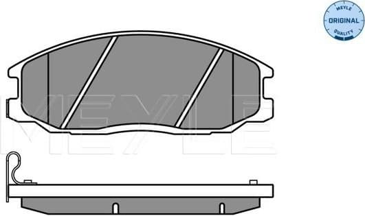 Brake Pad Set, disc brake MEYLE-ORIGINAL: True to OE. 025 235 6916/W - image 2