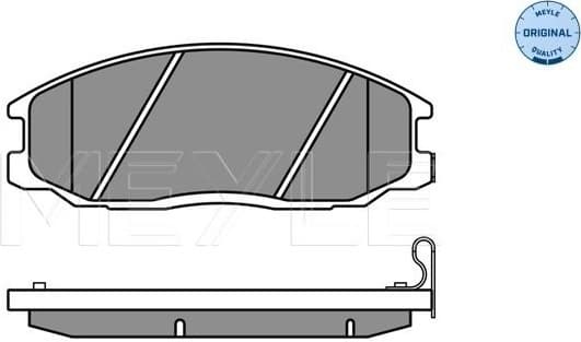 Brake Pad Set, disc brake MEYLE-ORIGINAL: True to OE. 025 235 6916/W - image 3