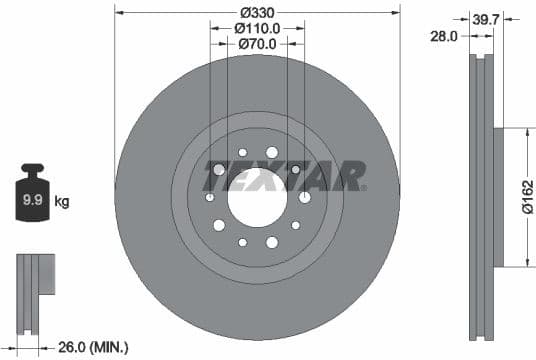 Brake Disc PRO 92145103