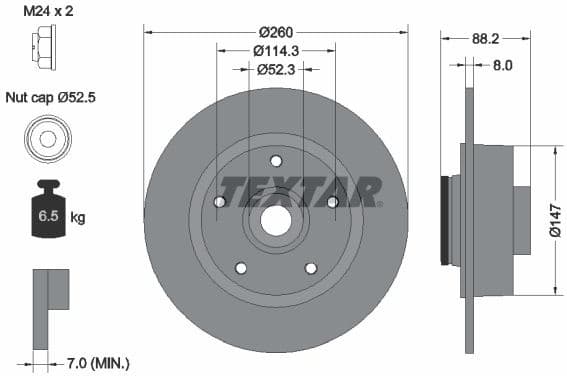 Brake Disc PRO 92195903