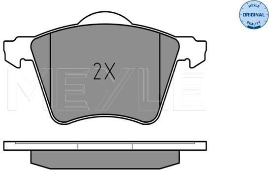 Brake Pad Set, disc brake MEYLE-ORIGINAL: True to OE. 025 210 3419/W - image 2