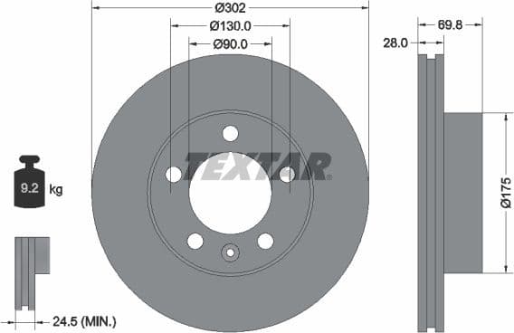 Brake Disc PRO 92228603