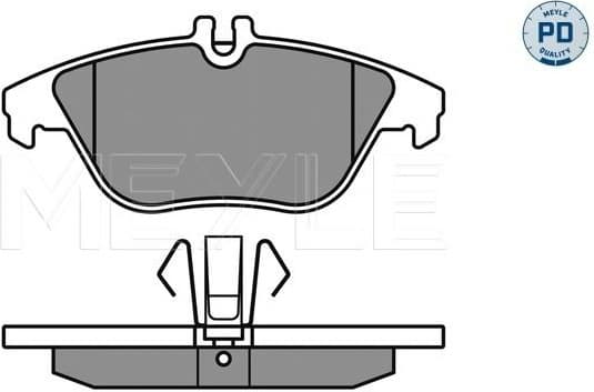 Brake Pad Set, disc brake MEYLE-PD: Advanced performance and design. 025 242 5317/PD
