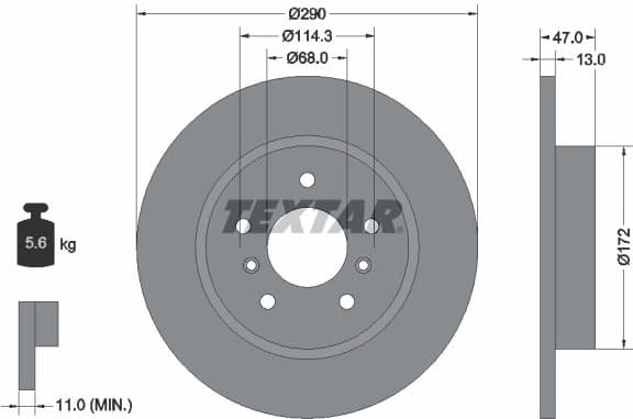 Brake Disc PRO 92274003