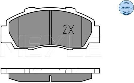 Brake Pad Set, disc brake MEYLE-ORIGINAL: True to OE. 025 216 5118/W - image 2