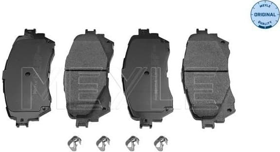 Brake Pad Set, disc brake MEYLE-ORIGINAL: True to OE. 025 257 2516