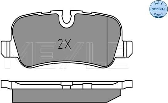 Brake Pad Set, disc brake MEYLE-ORIGINAL: True to OE. 025 241 9217
