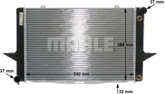 Radiator, engine cooling BEHR CR 762 000S - image 12