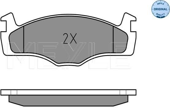 Brake Pad Set, disc brake MEYLE-ORIGINAL: True to OE. 025 208 8719 - image 2