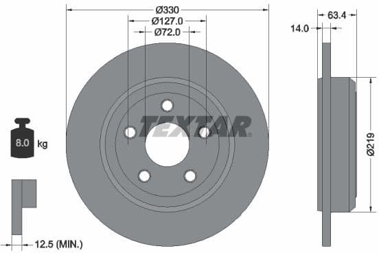 Brake Disc PRO 92274703