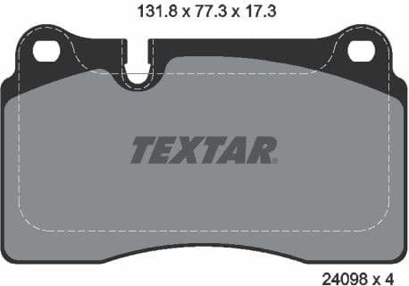 Brake Pad Set, disc brake 2409801