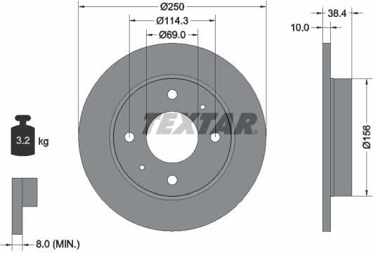 Brake Disc PRO 92134903