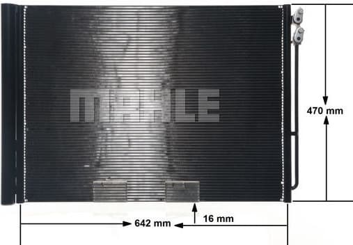 Condenser, air conditioning BEHR AC 567 000S - image 12