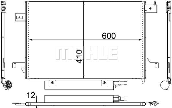 Condenser, air conditioning BEHR *** PREMIUM LINE *** AC 369 000P - image 2