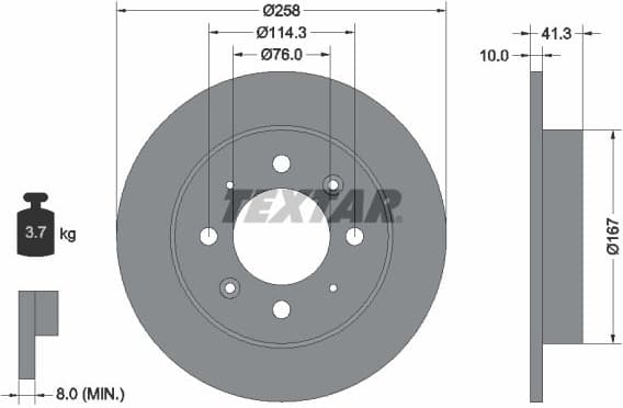 Brake Disc PRO 92134303