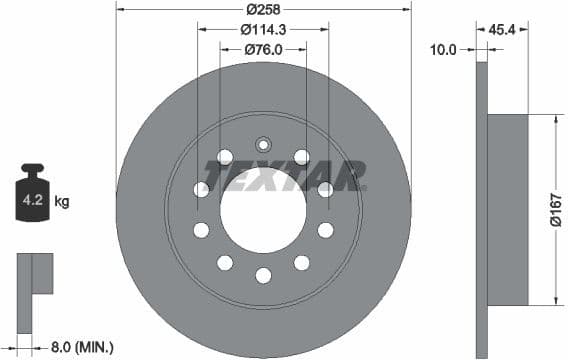 Brake Disc 92166700