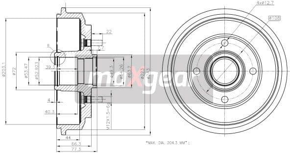 Brake Drum 19-2316
