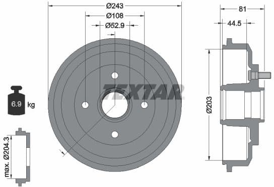 Brake Drum 94026700