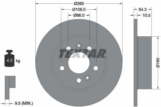 Brake Disc 92096300
