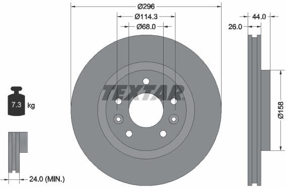 Brake Disc PRO 92274203