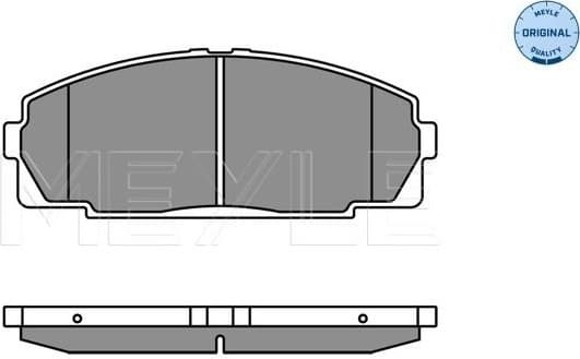 Brake Pad Set, disc brake MEYLE-ORIGINAL: True to OE. 025 214 6815