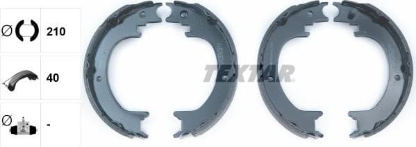 Brake Shoe Set, parking brake 91083800