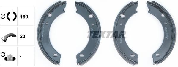 Brake Shoe Set, parking brake 91048301