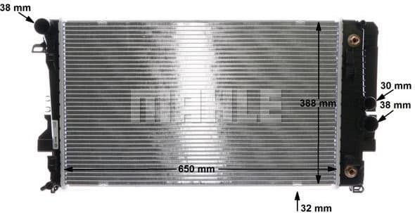 Radiator, engine cooling BEHR CR 1173 000S - image 10