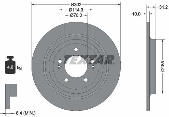Brake Disc PRO 92293403
