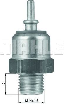 Temperature Switch, radiator fan BEHR TSW40 - image 2