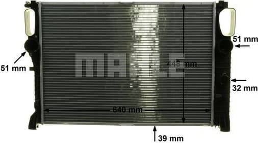 Radiator, engine cooling BEHR CR 1480 000S - image 4