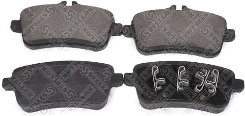 Brake Pad Set, disc brake 000 728B-SX