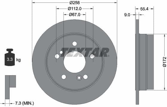Brake Disc PRO 92059503