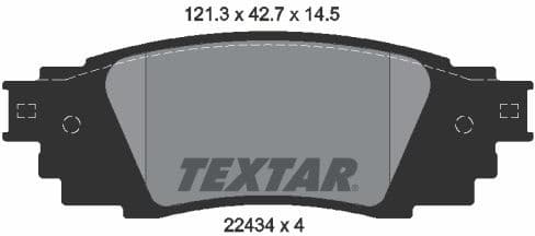 Brake Pad Set, disc brake 2243401