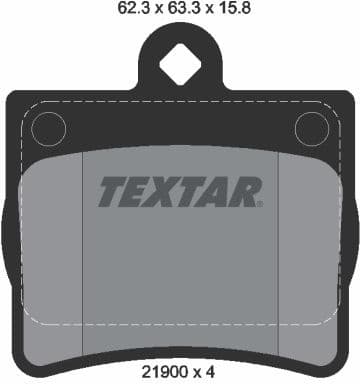 Brake Pad Set, disc brake Q+ 2190003