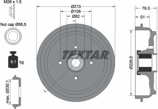 Brake Drum 94037900