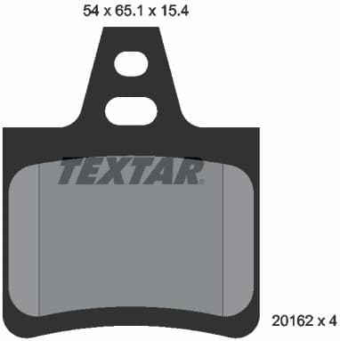 Brake Pad Set, disc brake 2016203