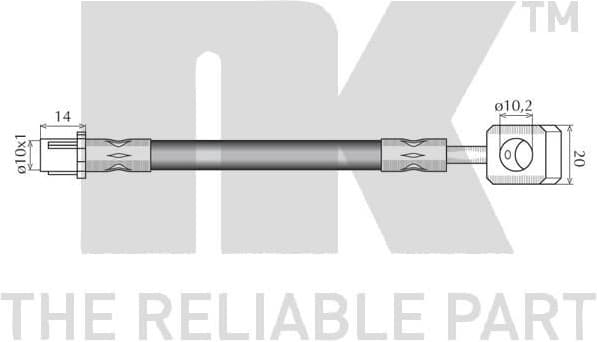 Brake Hose 853682 - image 2