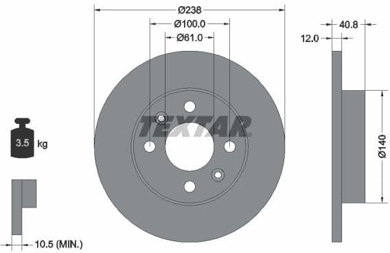 Brake Disc PRO 92036103