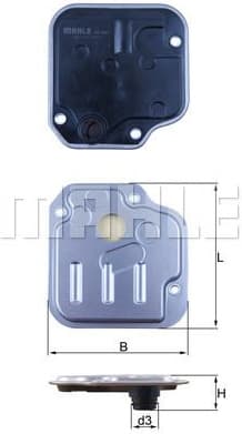 Hydraulic Filter, automatic transmission HX244