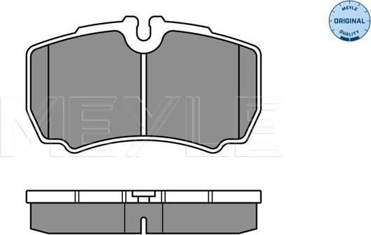 Brake Pad Set, disc brake MEYLE-ORIGINAL: True to OE. 025 291 2320