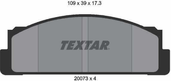 Brake Pad Set, disc brake 2007304