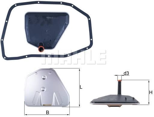 Hydraulic Filter, automatic transmission HX233D