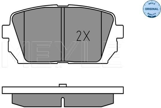 Brake Pad Set, disc brake MEYLE-ORIGINAL: True to OE. 025 244 9116/W - image 2