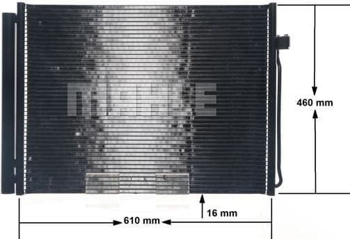 Condenser, air conditioning BEHR AC 405 000S - image 12