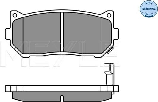 Brake Pad Set, disc brake MEYLE-ORIGINAL: True to OE. 025 234 5513/W - image 3
