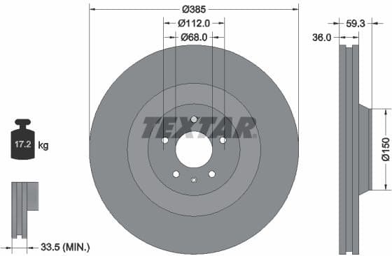 Brake Disc PRO 92184203