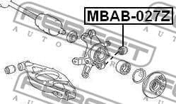 Mounting, control/trailing arm MBAB-027Z - image 2