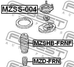 Suspension Strut Support Mount MZSS-004 - image 2